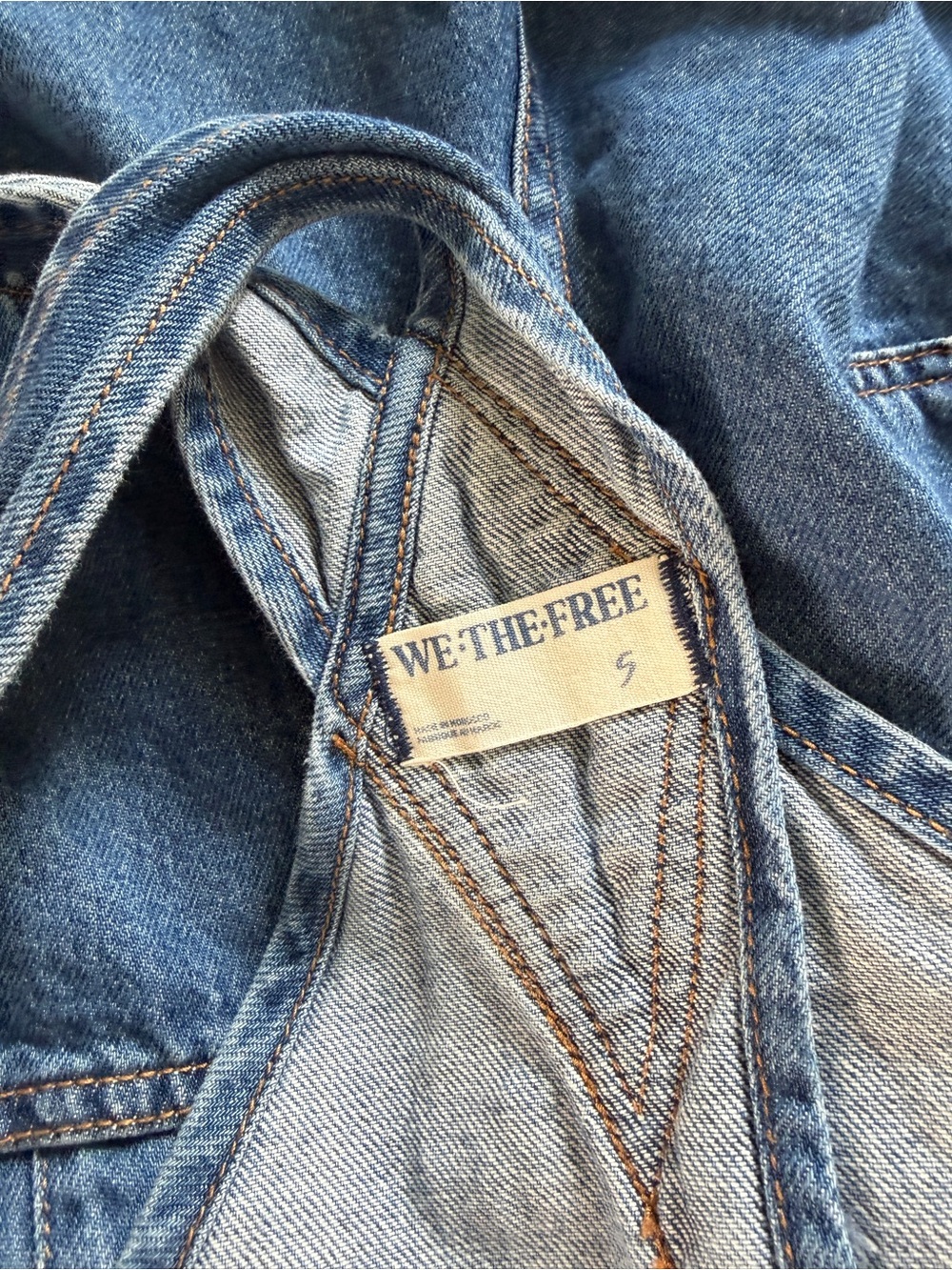 Free People We The Free Ziggy Shortalls Overalls Small Mantra - Picture 6 of 10